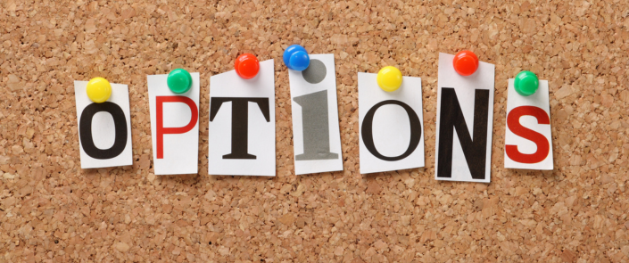Le mot option