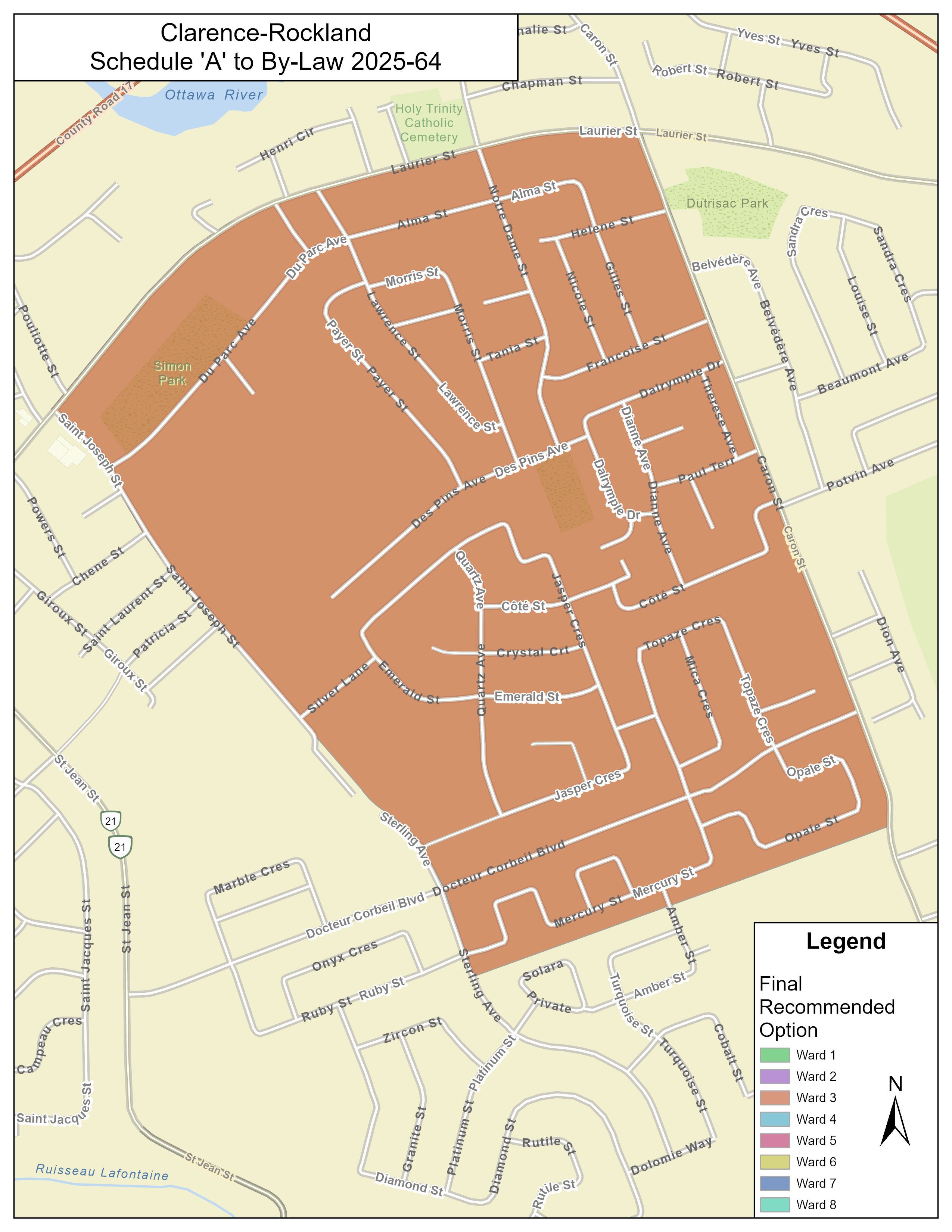 Map of Ward 3