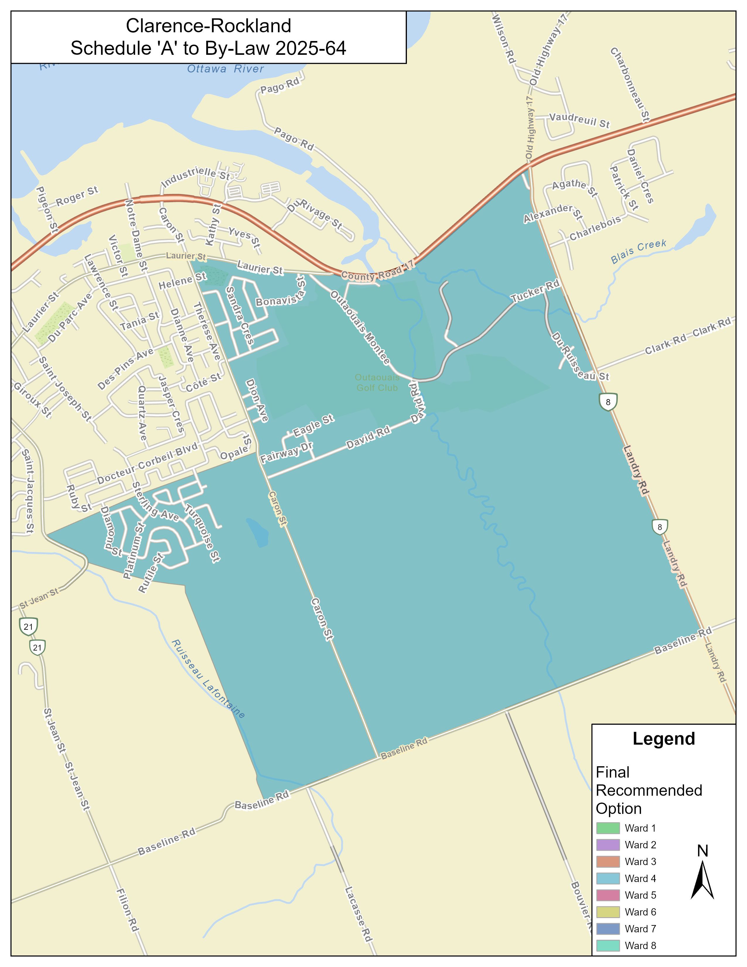 Map of Ward 4