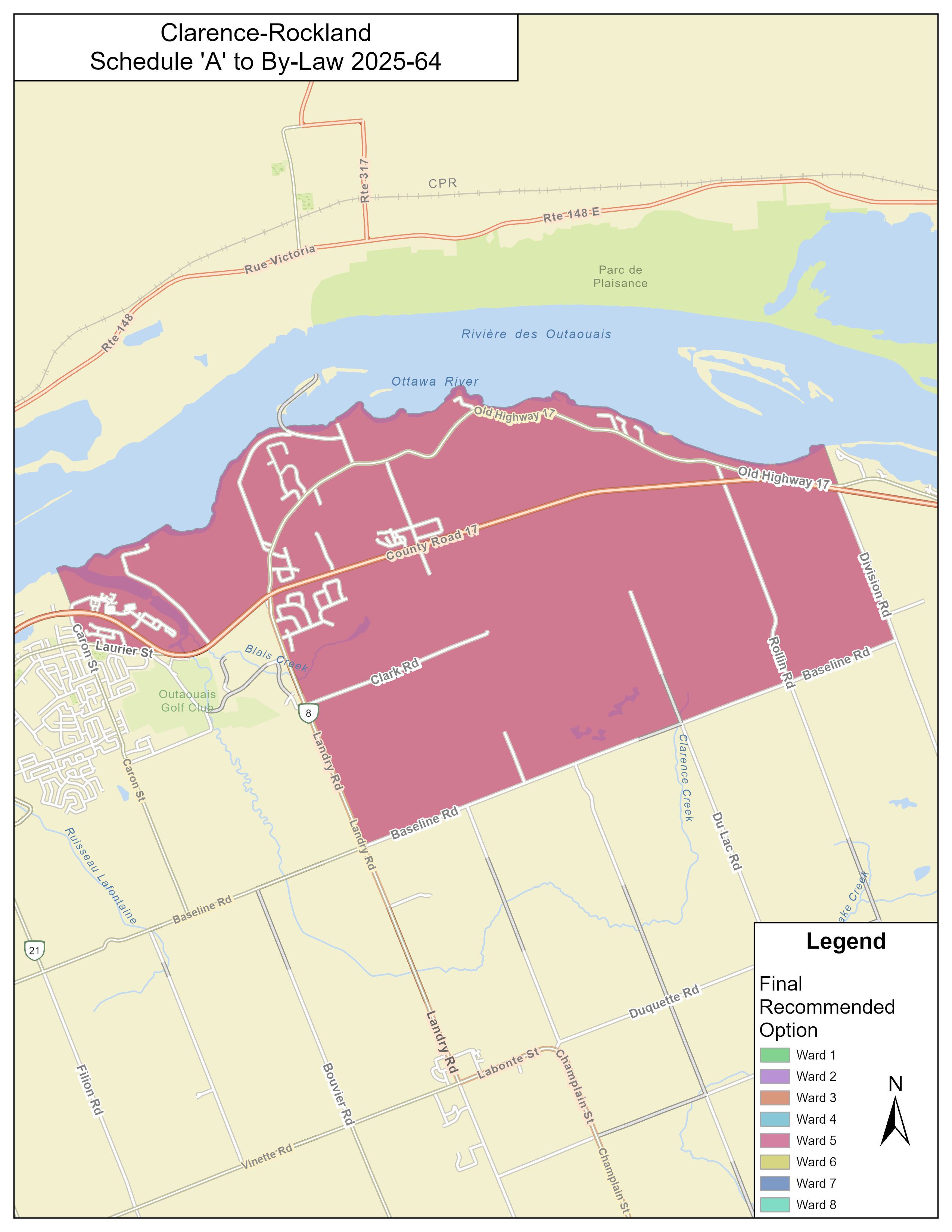 Map of Ward 5