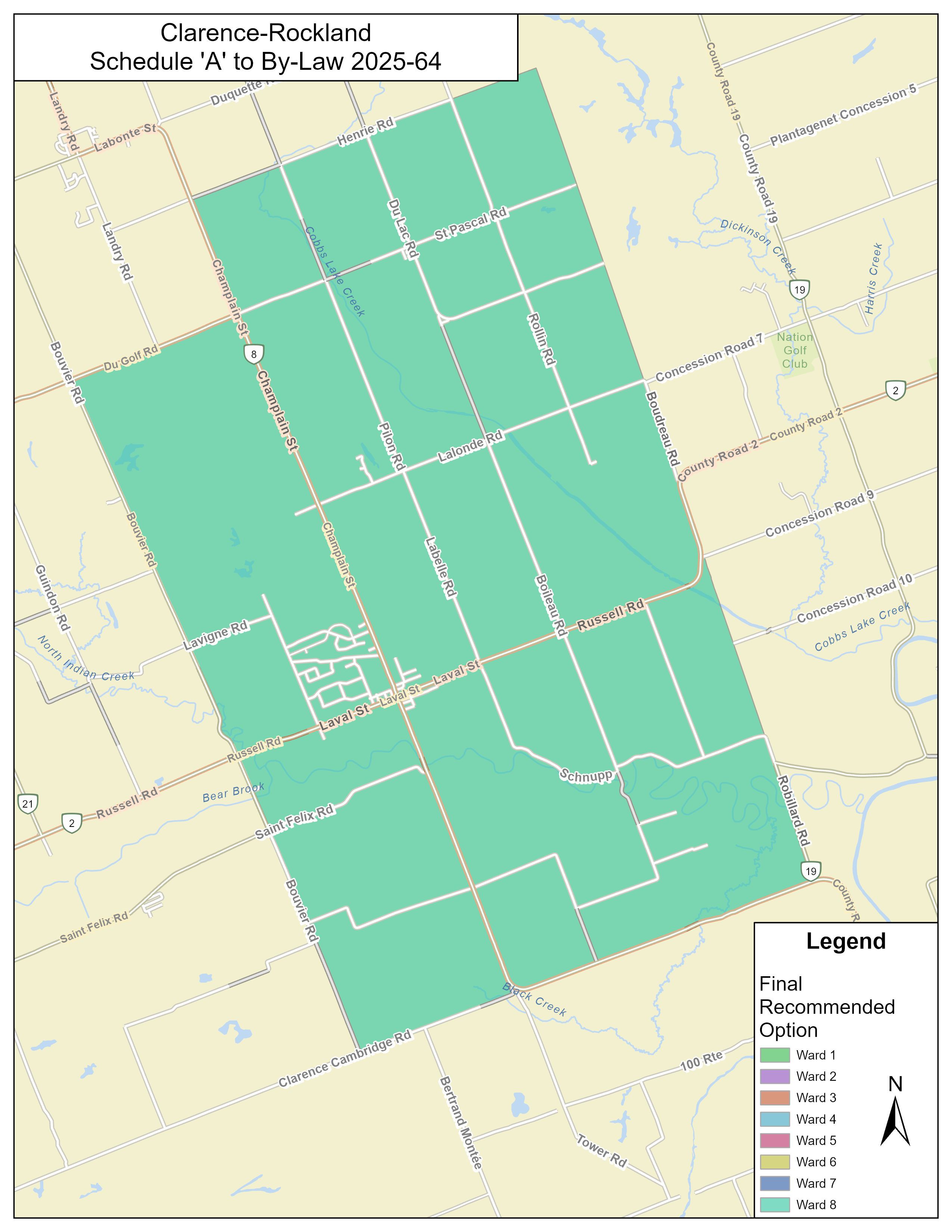 Map of Ward 8