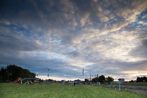 Hammond Park at dusk