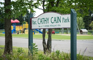Affiche du parc Cathy-Cain