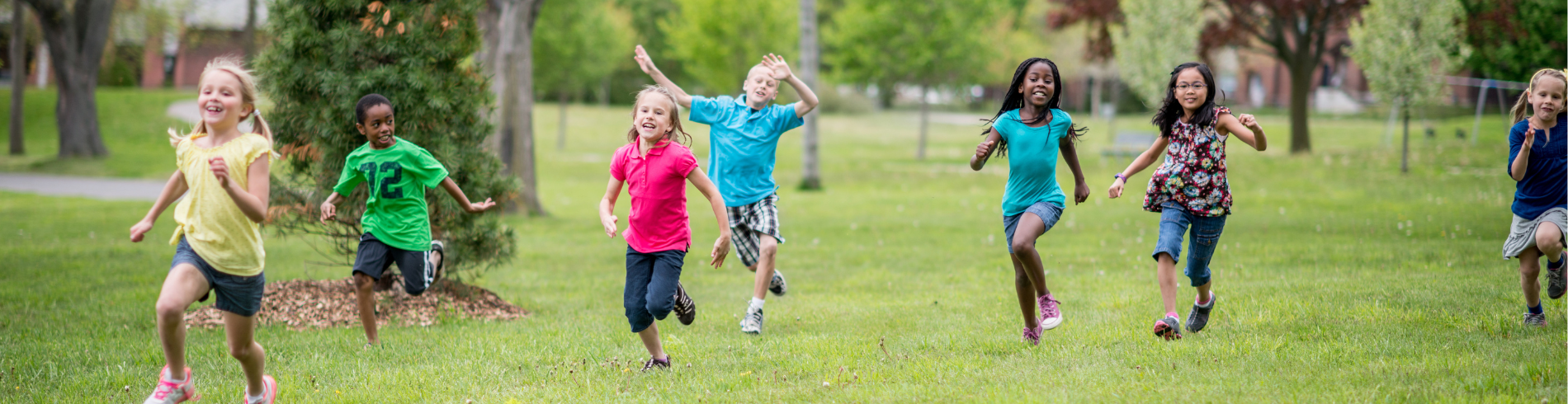 Enfants qui courent