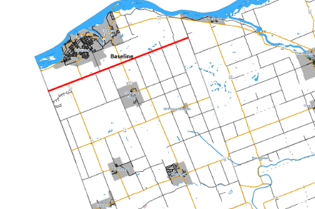 Map of Clarence-Rockland