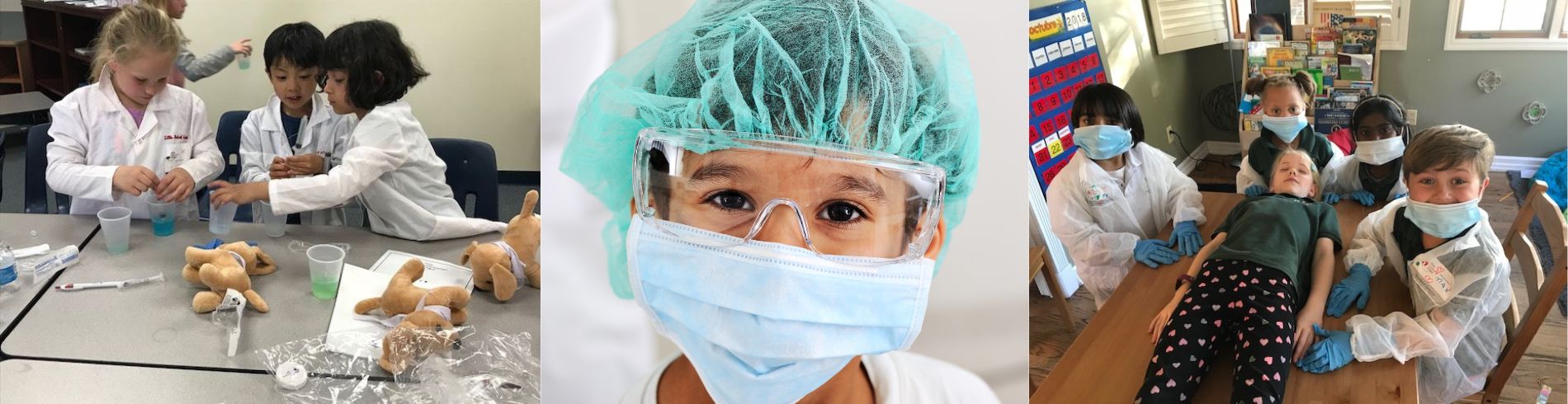 les enfants apprennent la science médicale