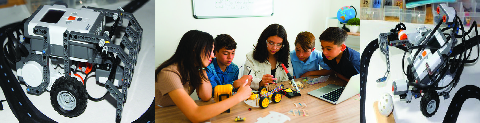 Kids doing robotics