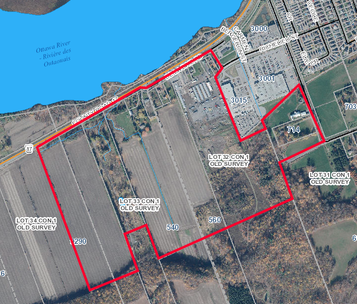 Location of Secondary Plan Study