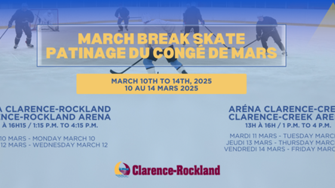 Hockey players skating on ice; event details overlaid.