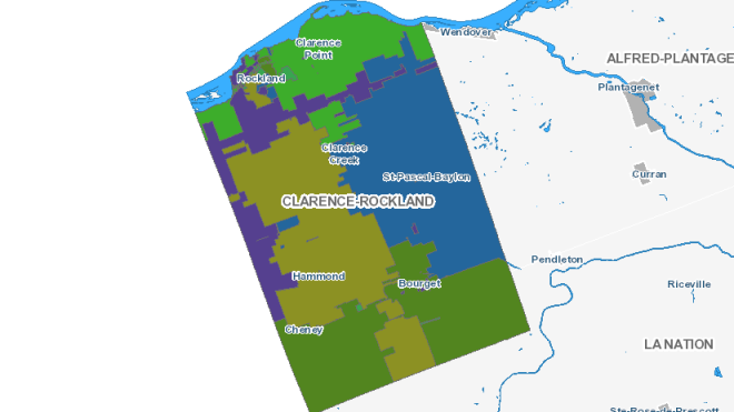map with layers